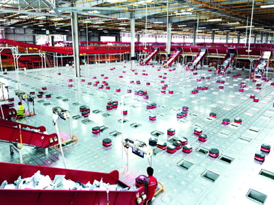 Jingdong Automatic Robot Sorting Logistics Warehouse, 157,000 Sqm